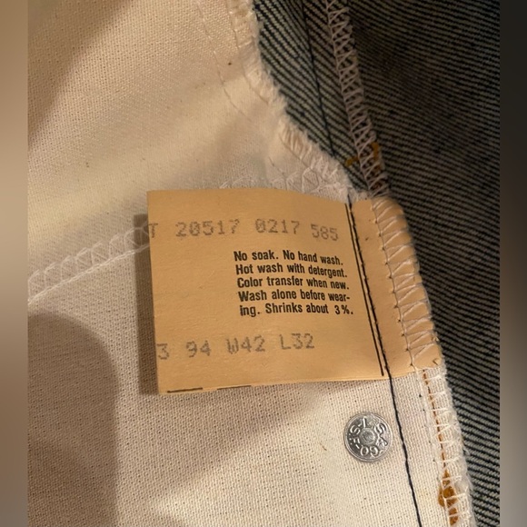 NWT Levi’s Vintage 1981 Saddleman 517 Cowboy Western Boot Denim Jeans Size 42/32 - Picture 5 of 6